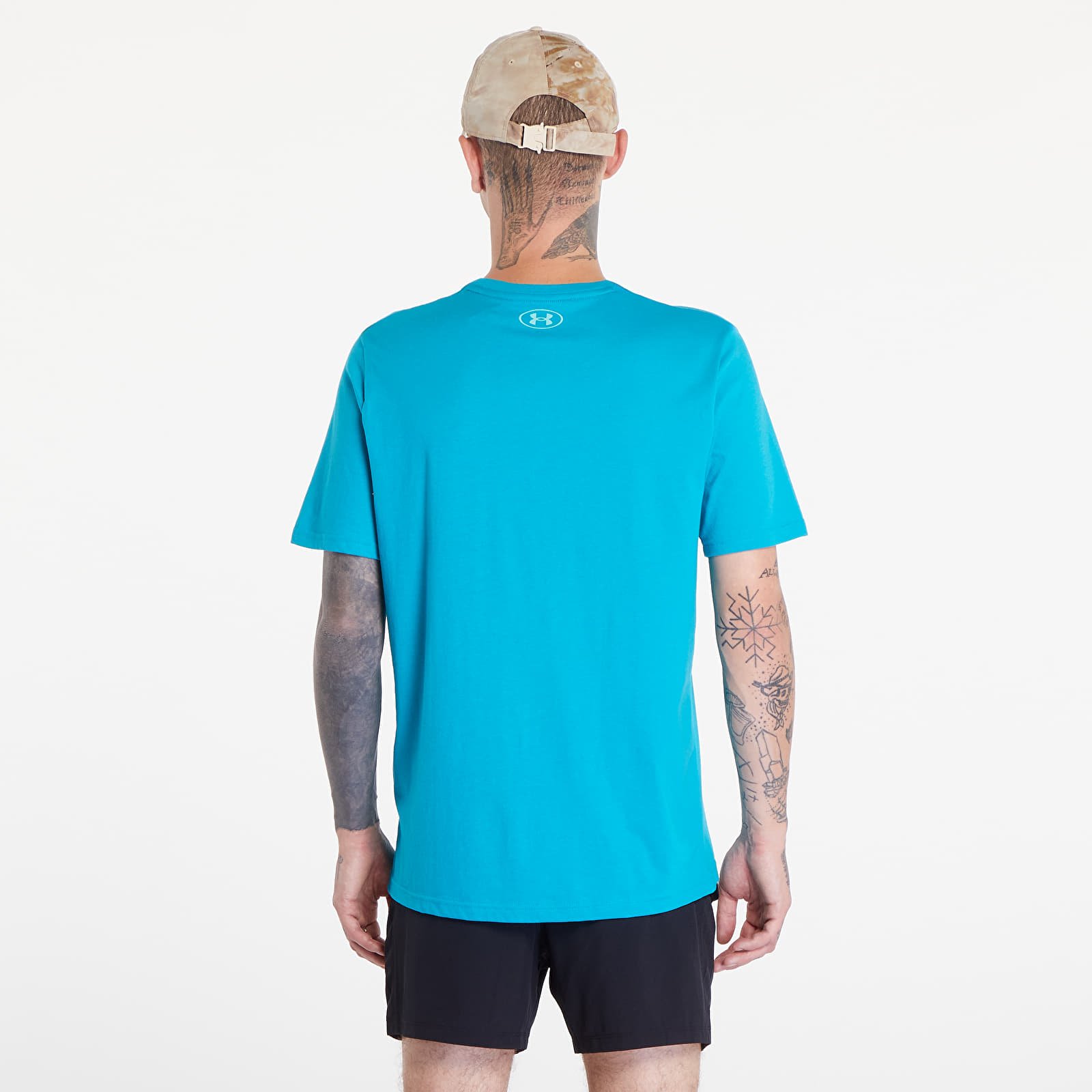 T-shirts Under Armour Project Rock Payoff Graphic Short Sleeve Tee Circuit Teal/ Radial Turquoise/ High-Vis Yellow