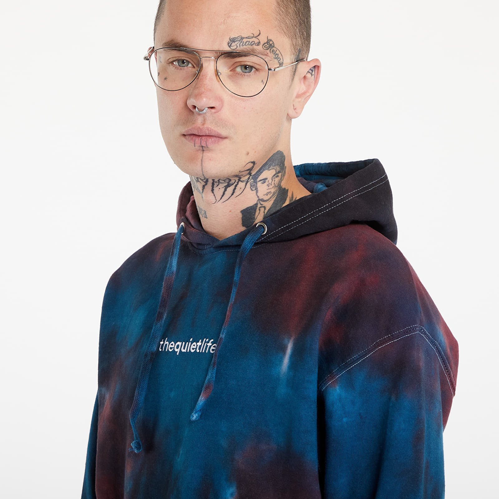 Hanorac The Quiet Life Origin Embroidered Hoodie Black/ Navy/ Wine - 1 | YEO