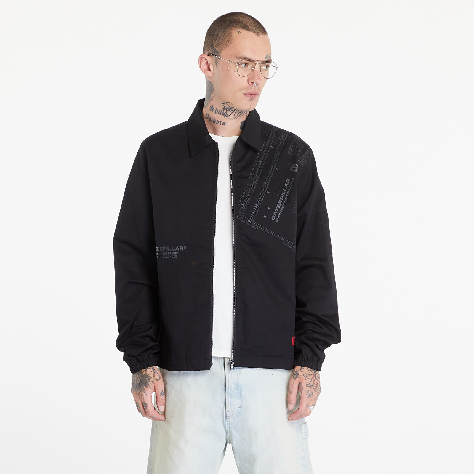 Bundy CATERPILLAR CAT Twill Jacket Black