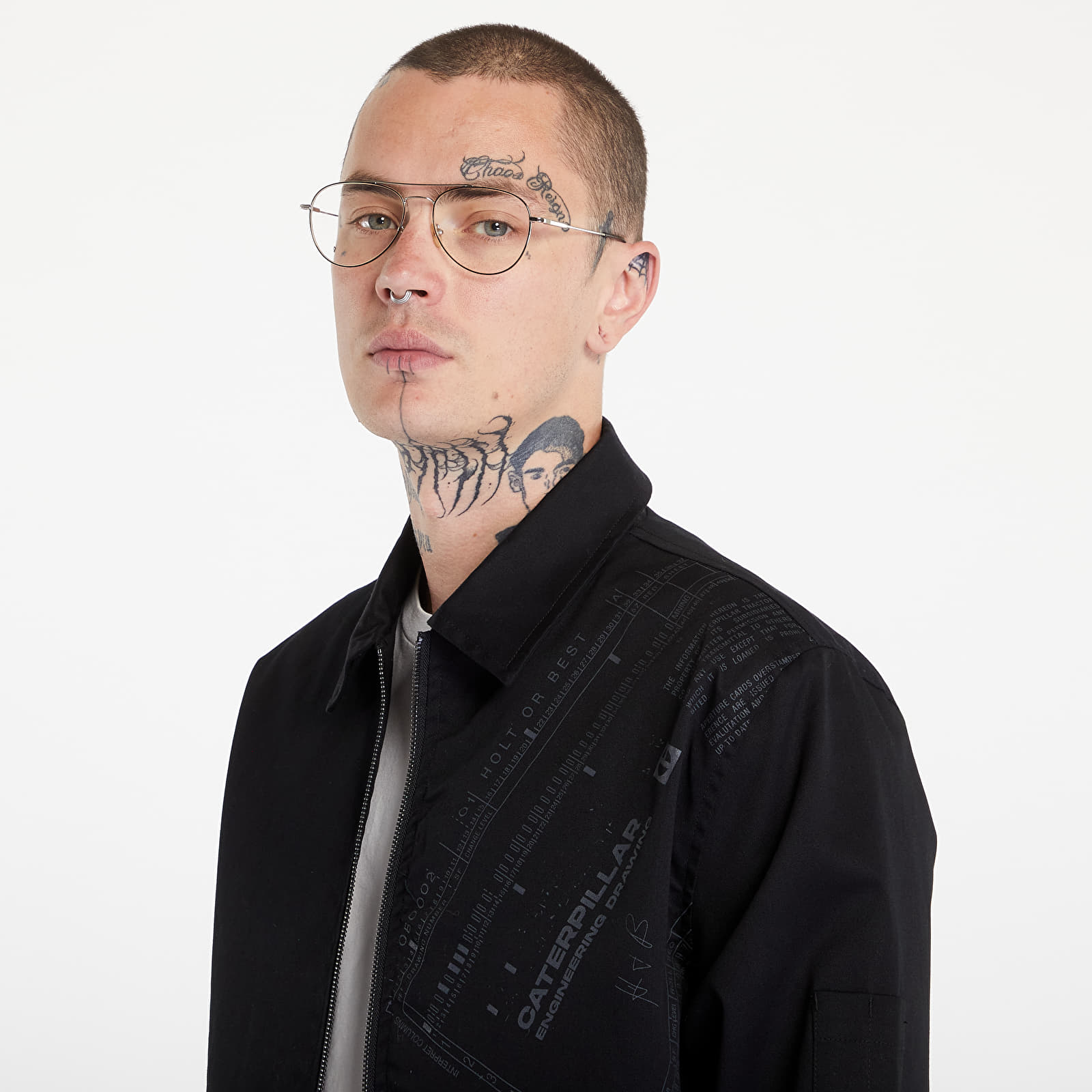 Bundy CATERPILLAR CAT Twill Jacket Black