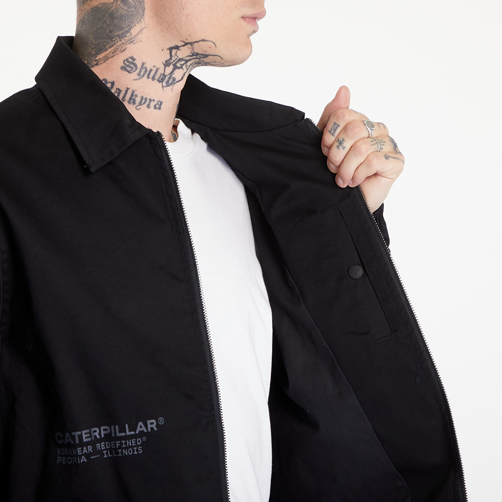 Bundy CATERPILLAR CAT Twill Jacket Black