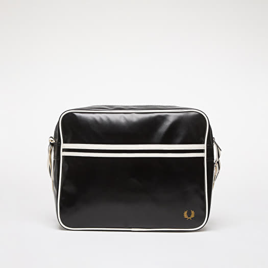Τσάντα FRED PERRY Classic Shoulder Bag Black/  Ecru