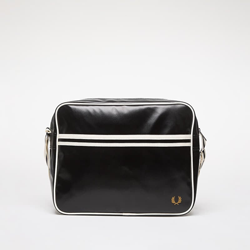 Veske FRED PERRY Classic Shoulder Bag Black/  Ecru