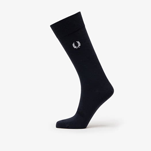 FRED PERRY Classic Laurel Wreath Sock Navy/ Snow White