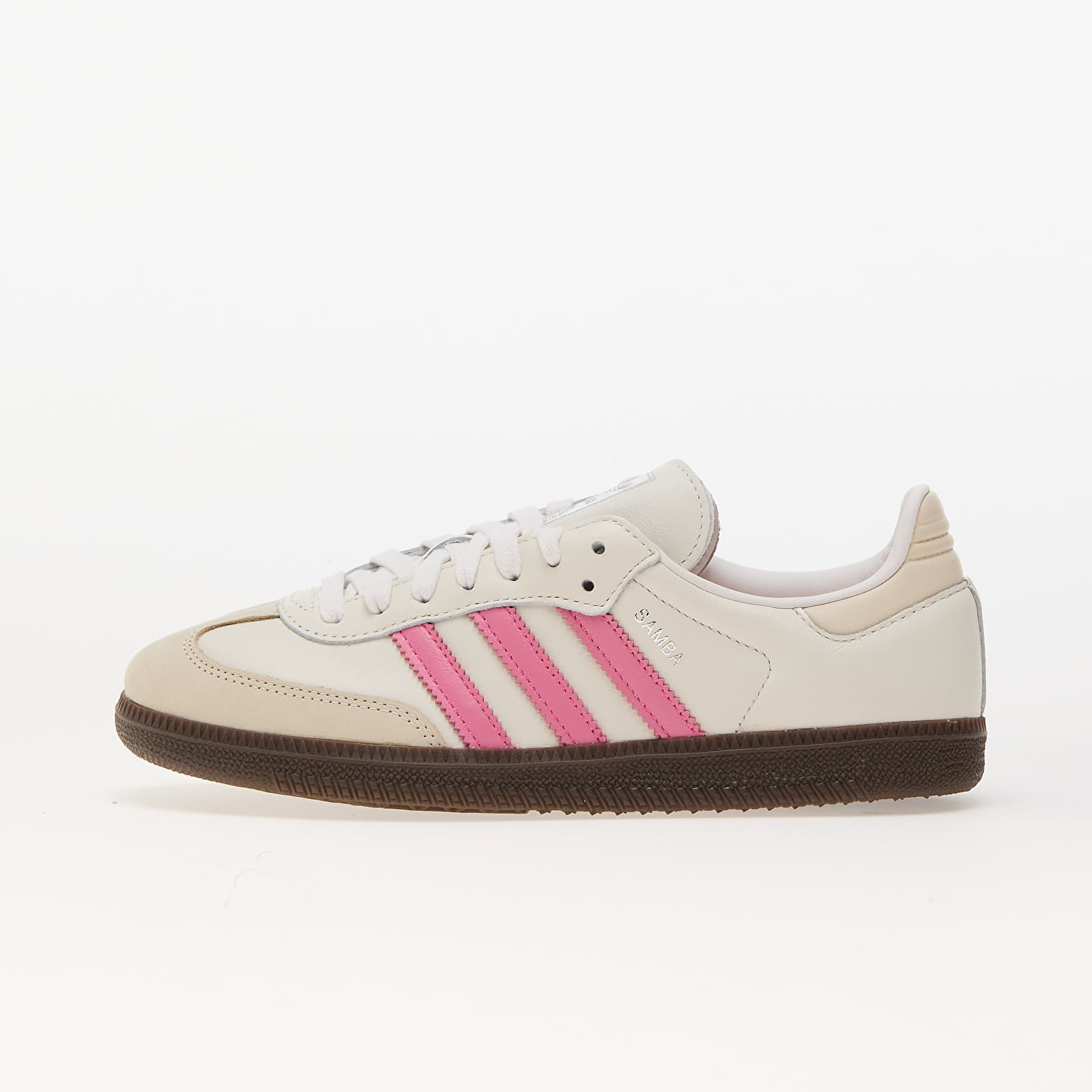 Adidași și pantofi pentru femei adidas Samba Og W Cloud White/ Lucid Pink/ Wonder White