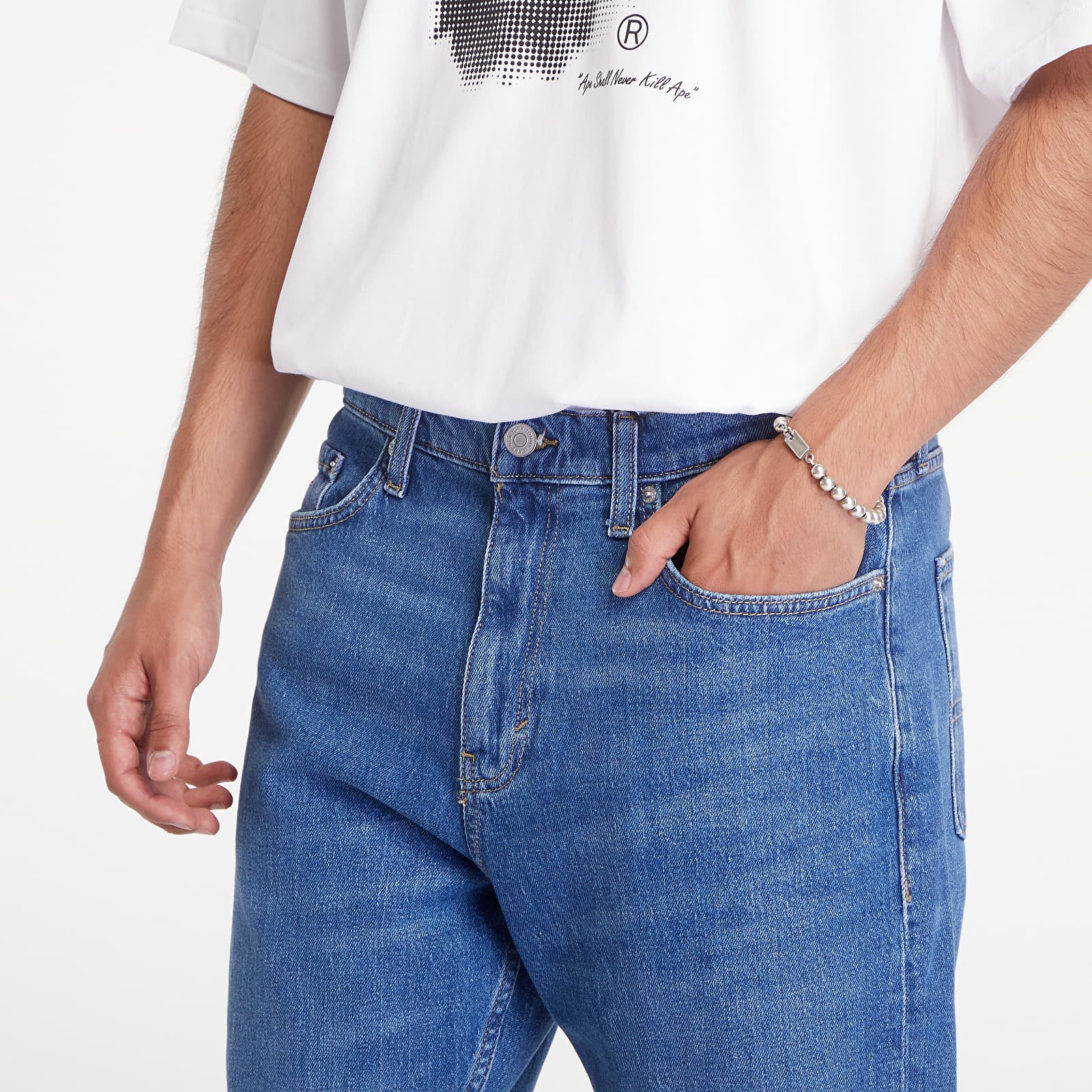 Jeans for menn Tommy Jeans Dad Regular Tapered Jeans Denim Medium