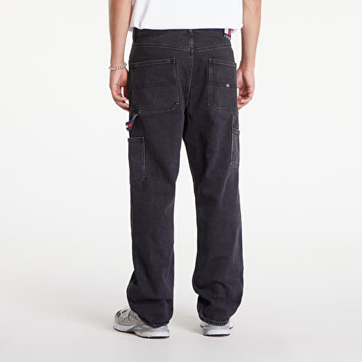 Heren jeans Tommy Jeans Skater Carpenter Jeans Denim Black Queens