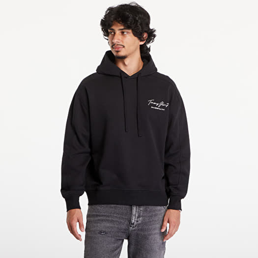 Tommy Jeans Relaxed Washed Dna Hoodie Black