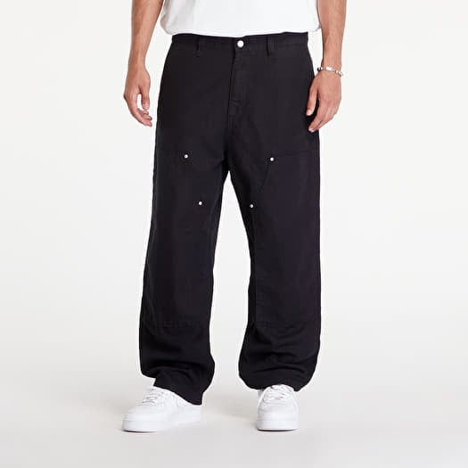 Carhartt WIP Walter Double Knee Pant Black Rinsed | Queens