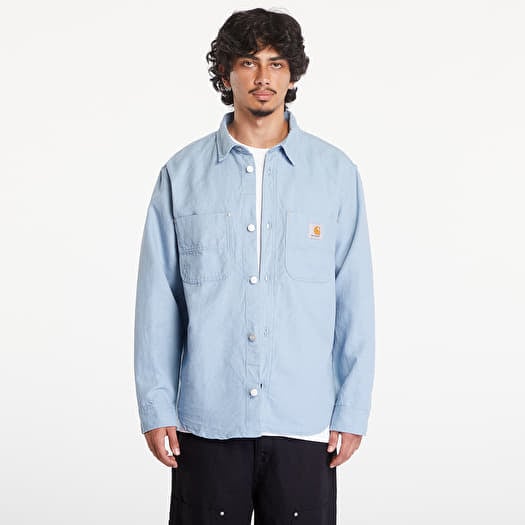Jacket Carhartt WIP Walter Shirt Jacket UNISEX Misty Sky Rinsed
