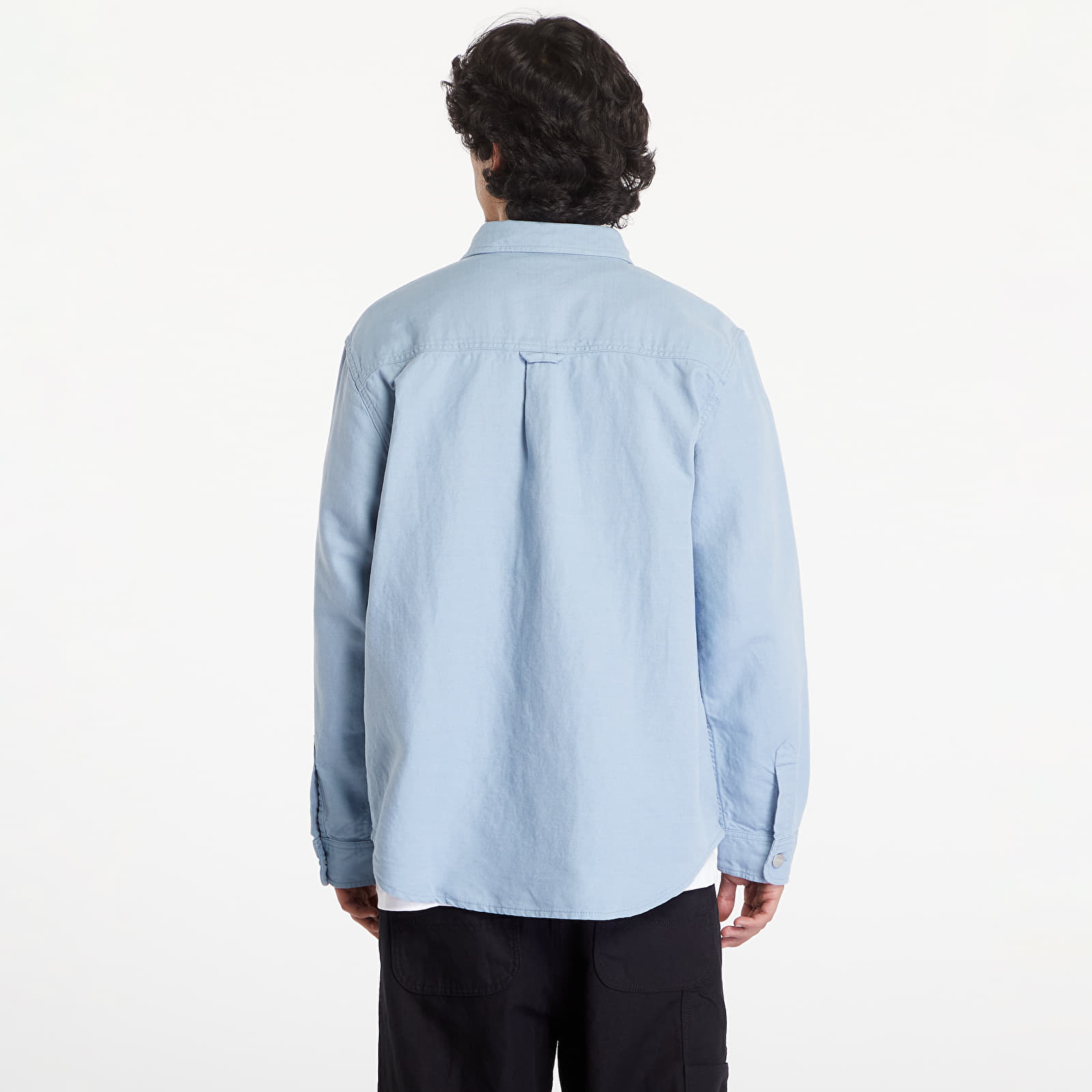 Chaquetas de hombre Carhartt WIP Walter Shirt Jacket UNISEX Misty Sky Rinsed