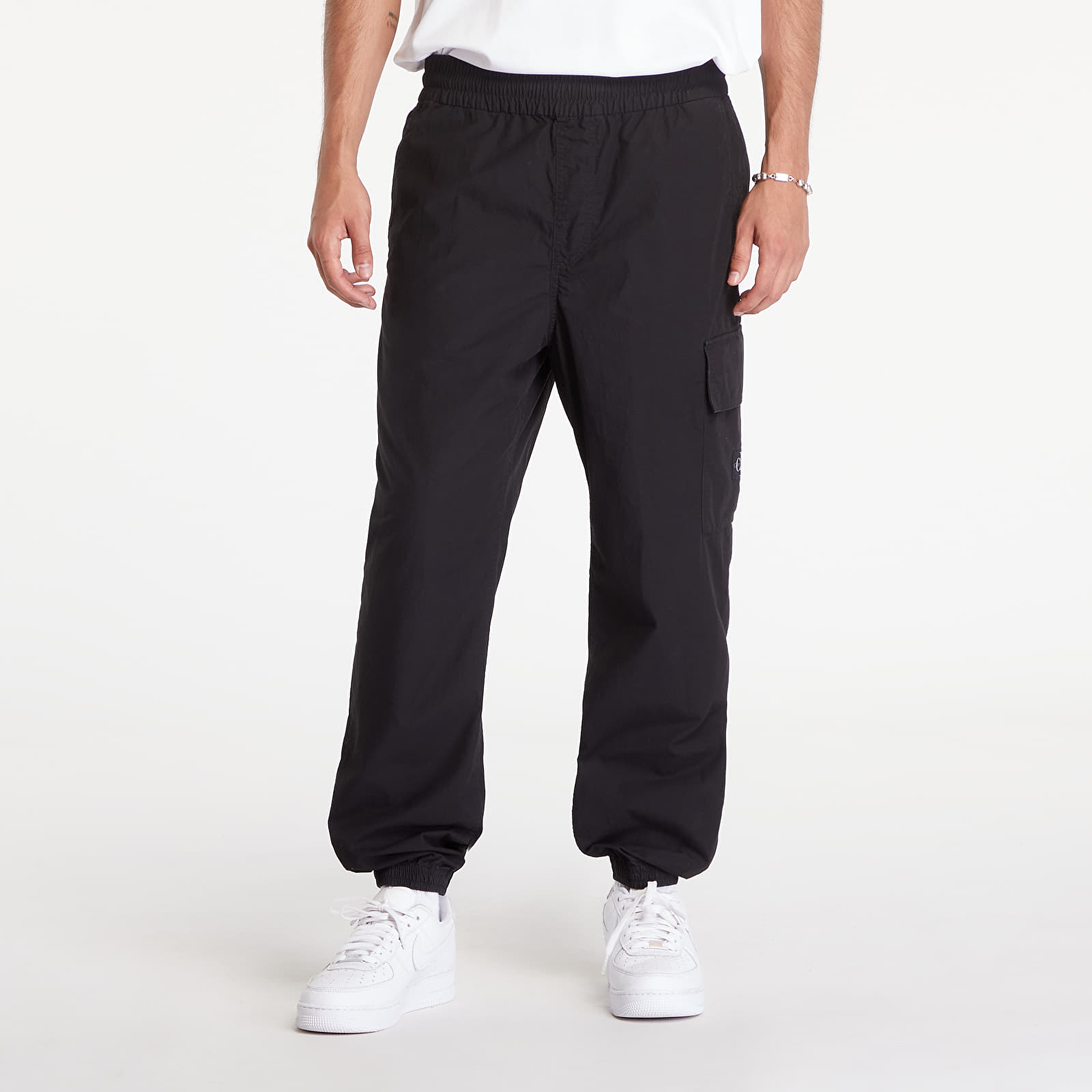 Мужские штаны Calvin Klein Jeans Cotton Poplin Utility Pants Black