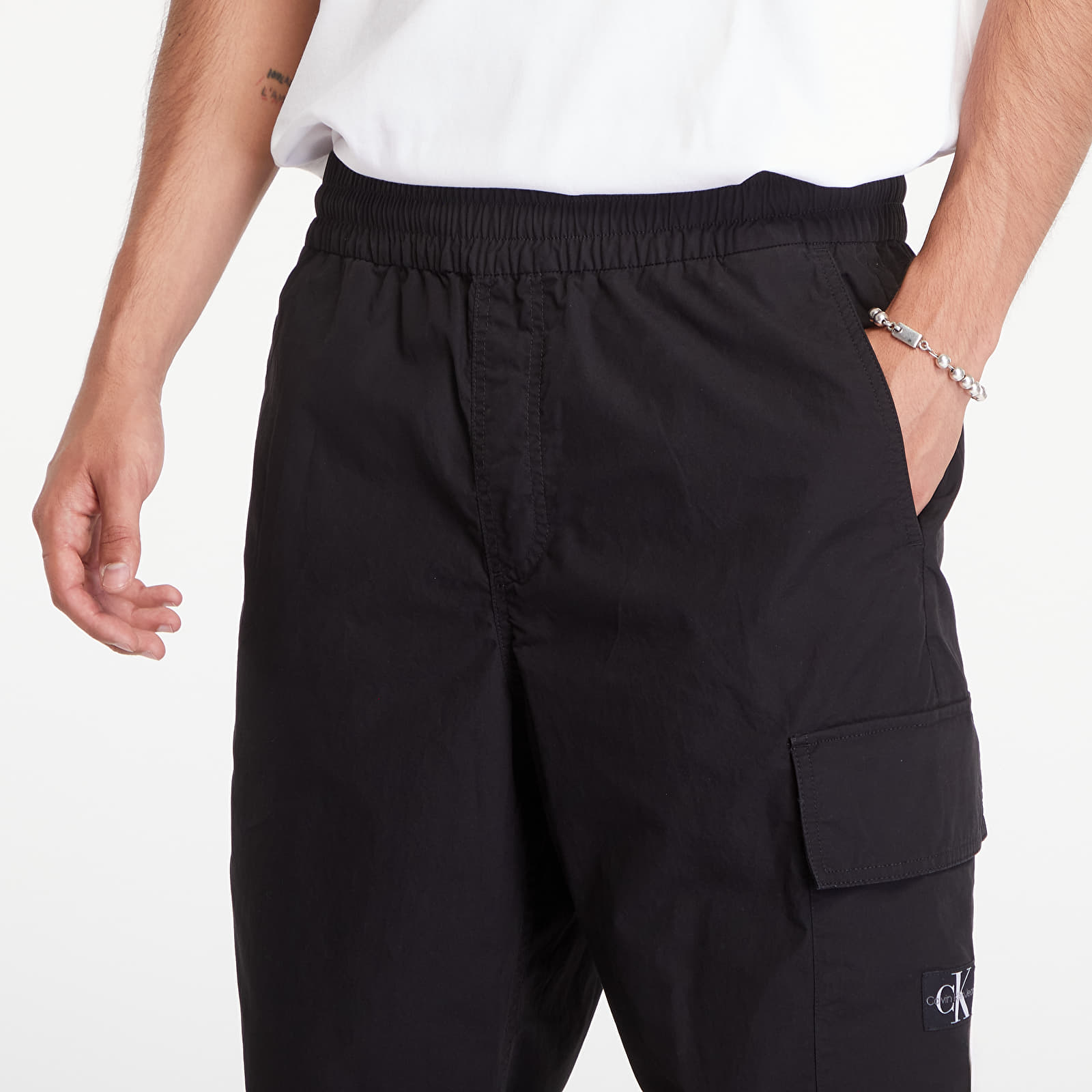Мужские штаны Calvin Klein Jeans Cotton Poplin Utility Pants Black