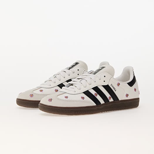 Samba shoes black and white best sale