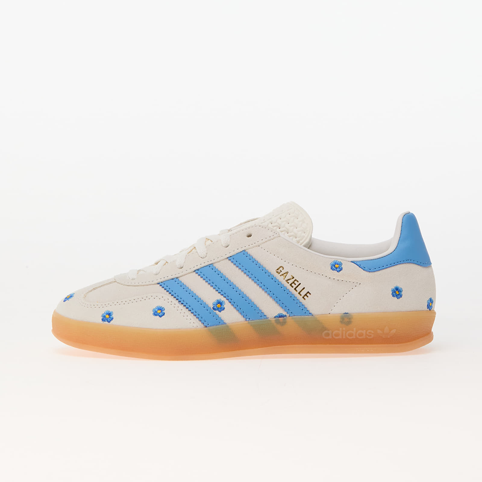 Women's sneakers and shoes adidas Gazelle Indoor W Cloud White/ Lightblue/ Gum