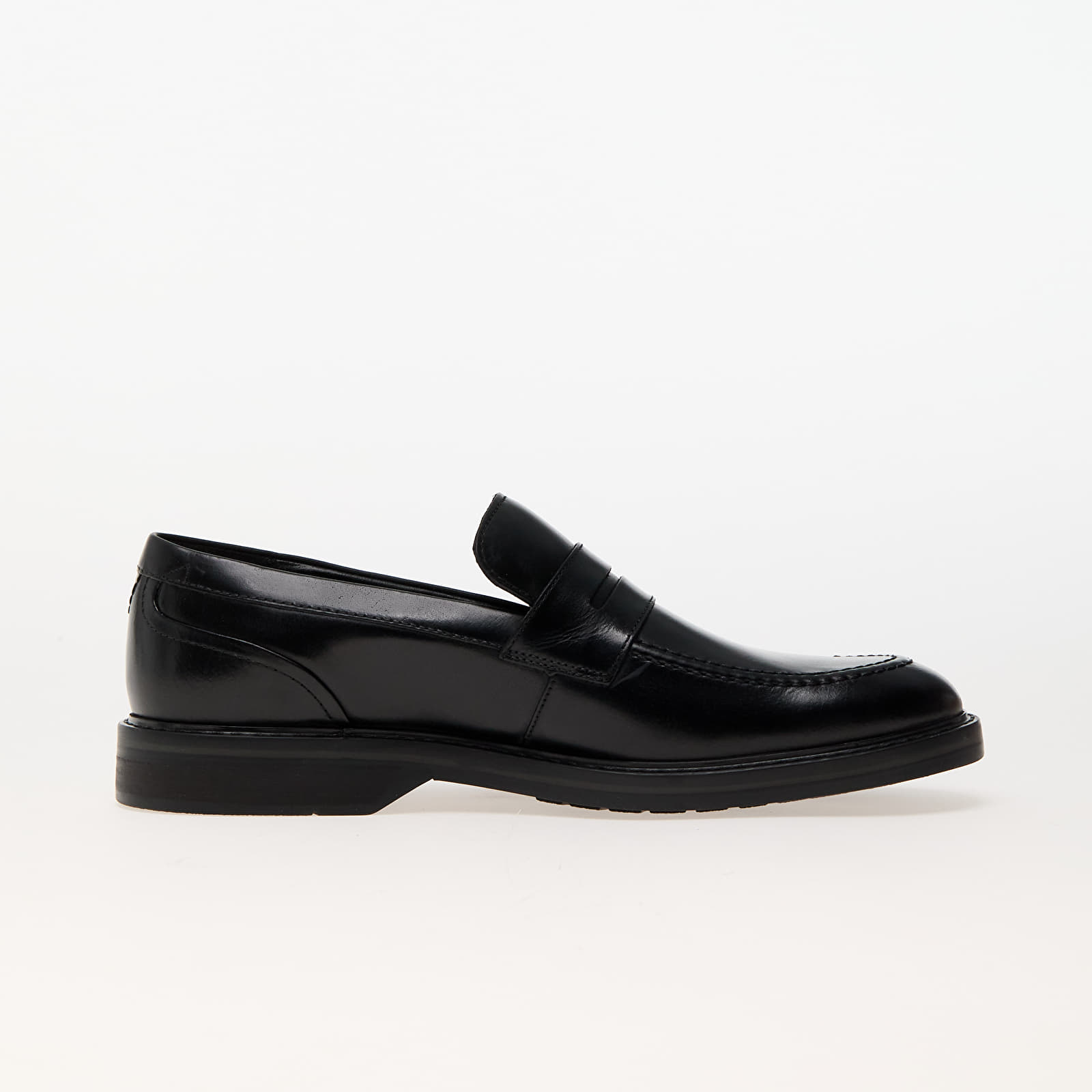 Shoes Clarks Aldwin Step Black Leather