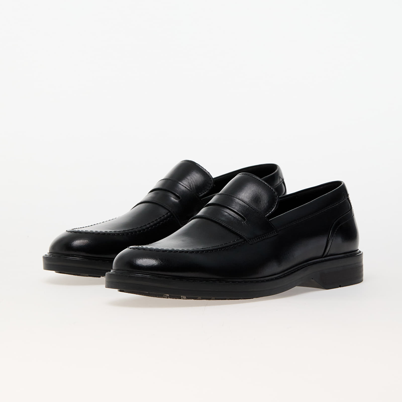 Shoes Clarks Aldwin Step Black Leather