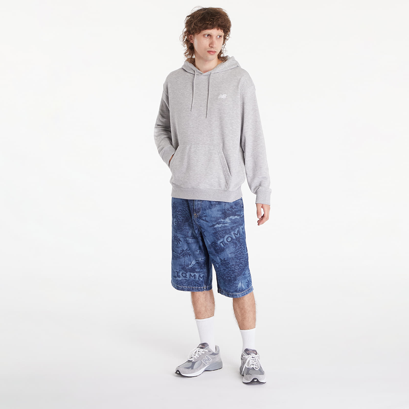 Men's sweatshirts New Balance Sport Essentials French Terry Hoodie Athletic Grey