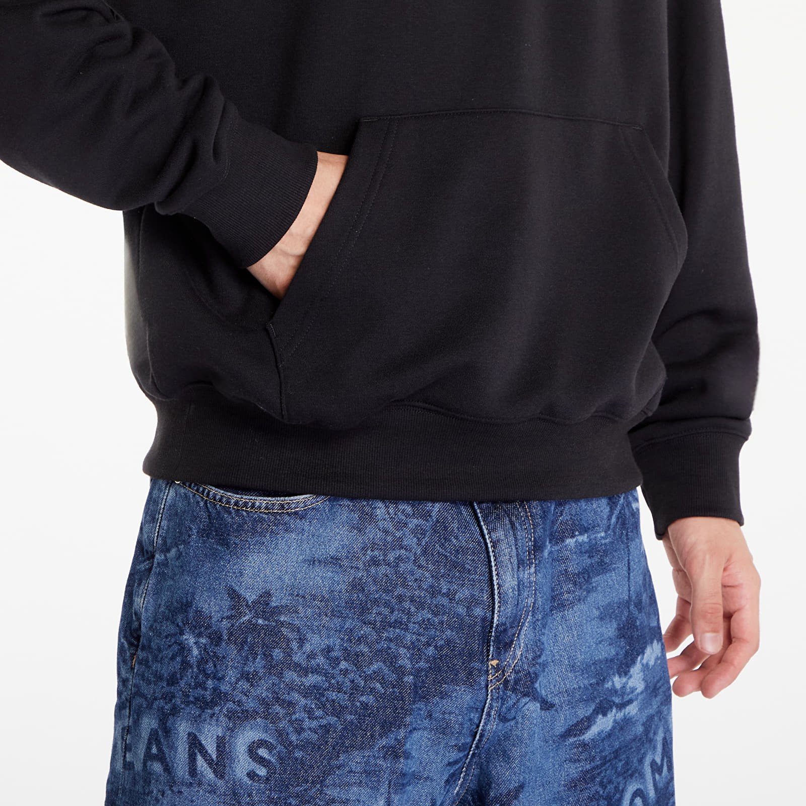 Men's sweatshirts New Balance Sport Essentials French Terry Logo Hoodie Black