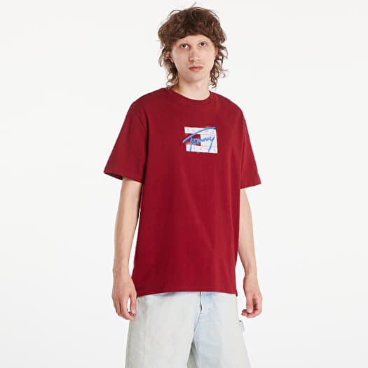 Μπλουζάκι Tommy Jeans Regular Street Flag Tee Red Carpet