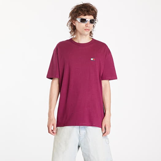 Tricou Tommy Jeans Regular Badge Tee Valley Grape