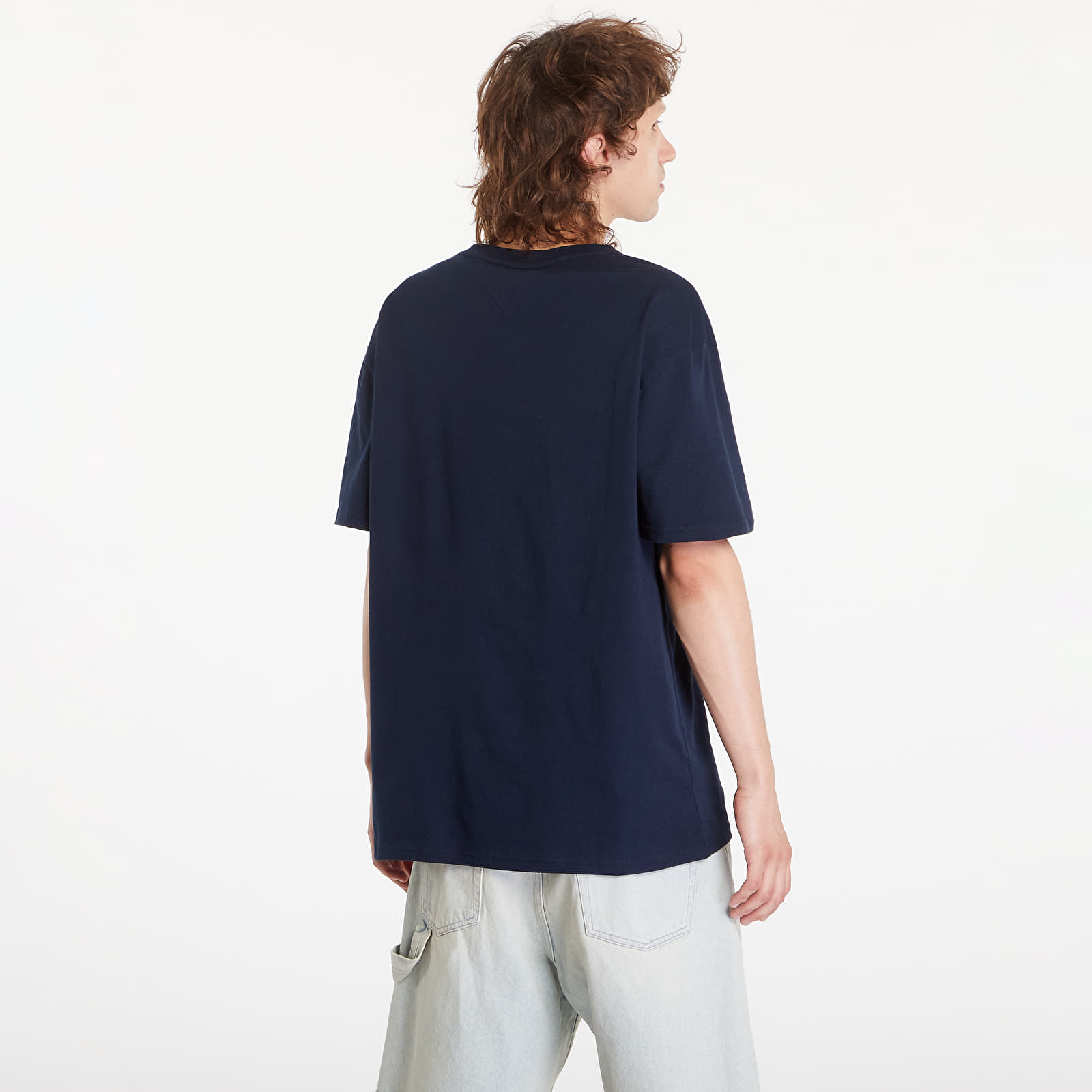 Vīriešu T-krekli Tommy Jeans Regular Street Flag Tee Dark Night Navy
