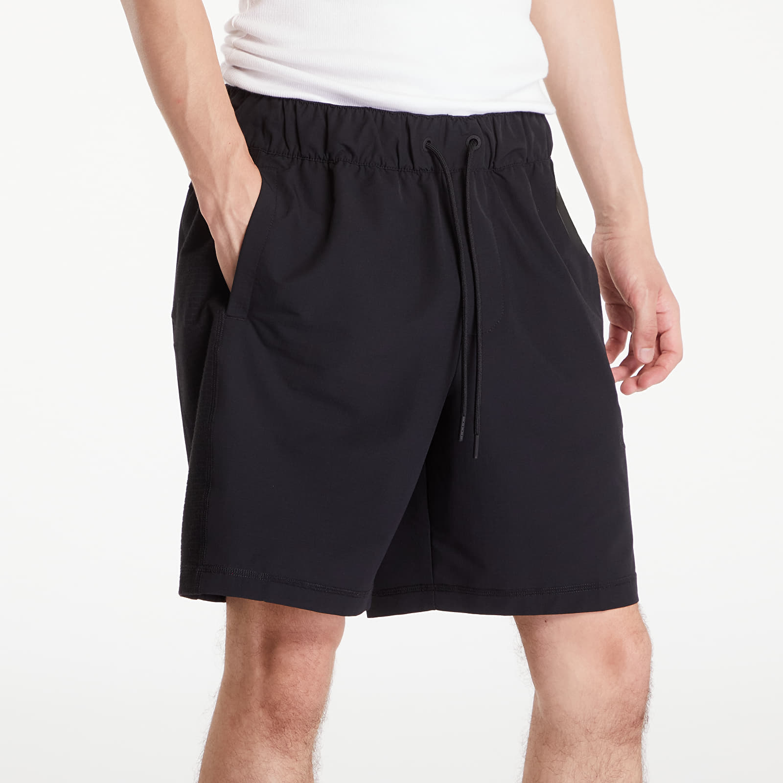 Pantalones cortos para hombre Calvin Klein Jeans Technical Grid Shorts Black