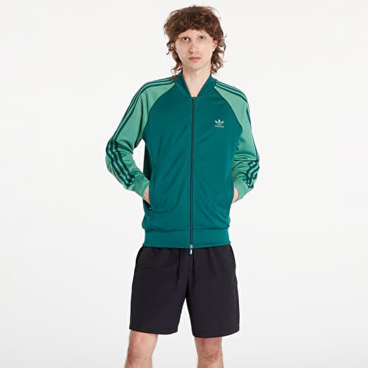 Pulóver adidas Adicolor Classics Track Top Collegiate Green/ Preloved Green