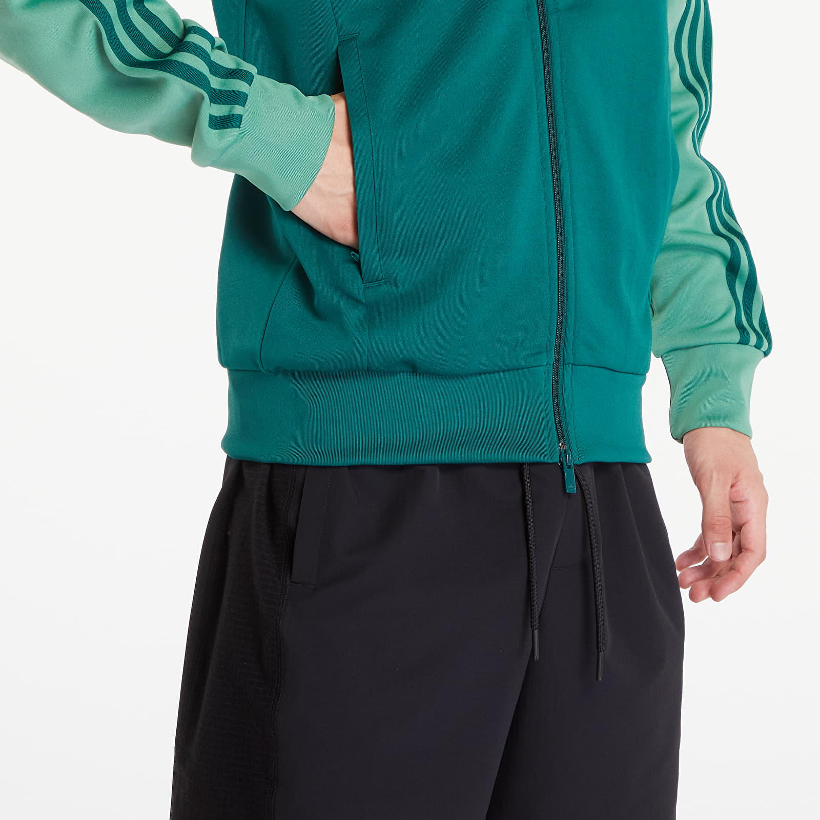 Men's sweatshirts adidas Adicolor Classics Track Top Collegiate Green/ Preloved Green