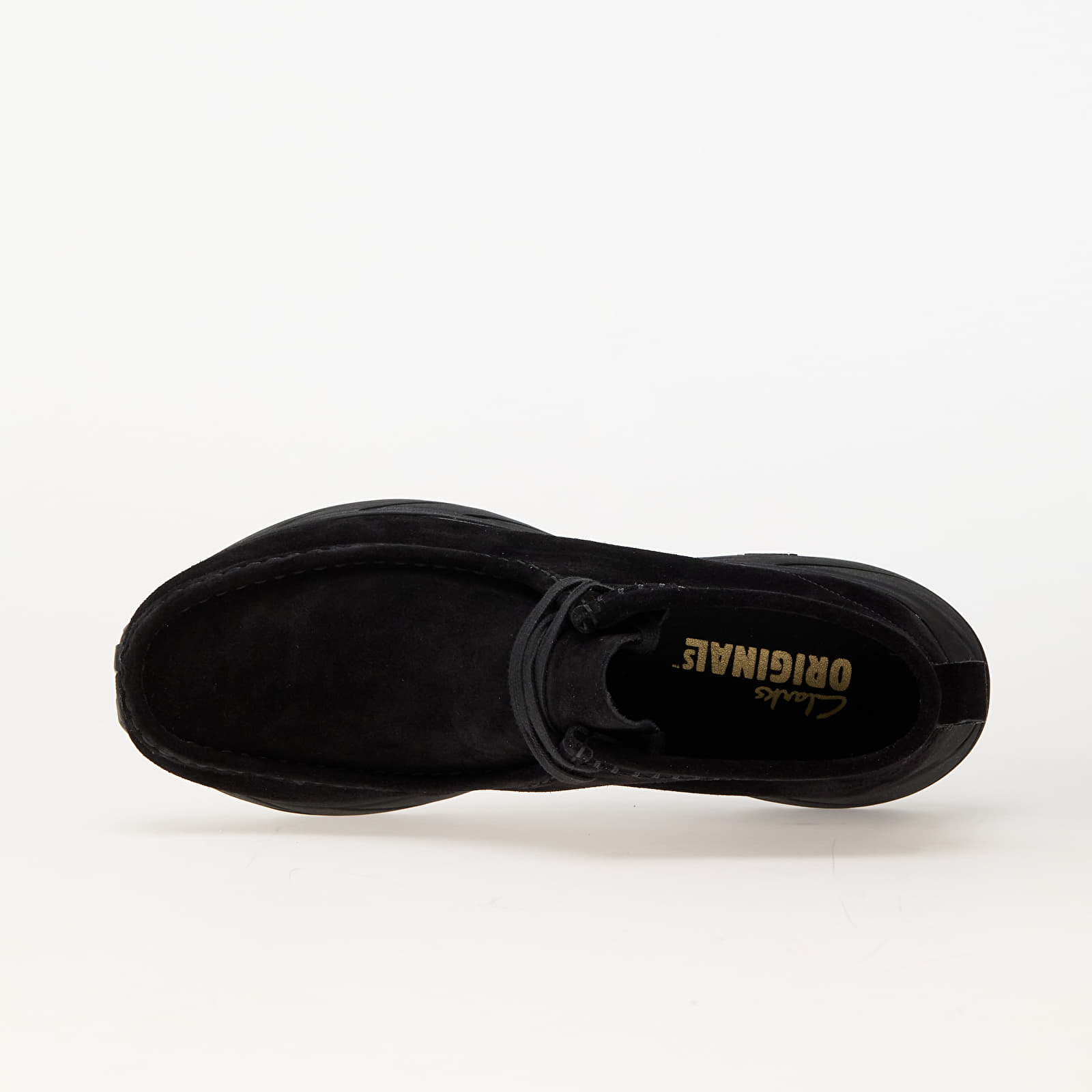 Men's sneakers and shoes Clarks Originals Wallabee Eden Black/ Black Suede