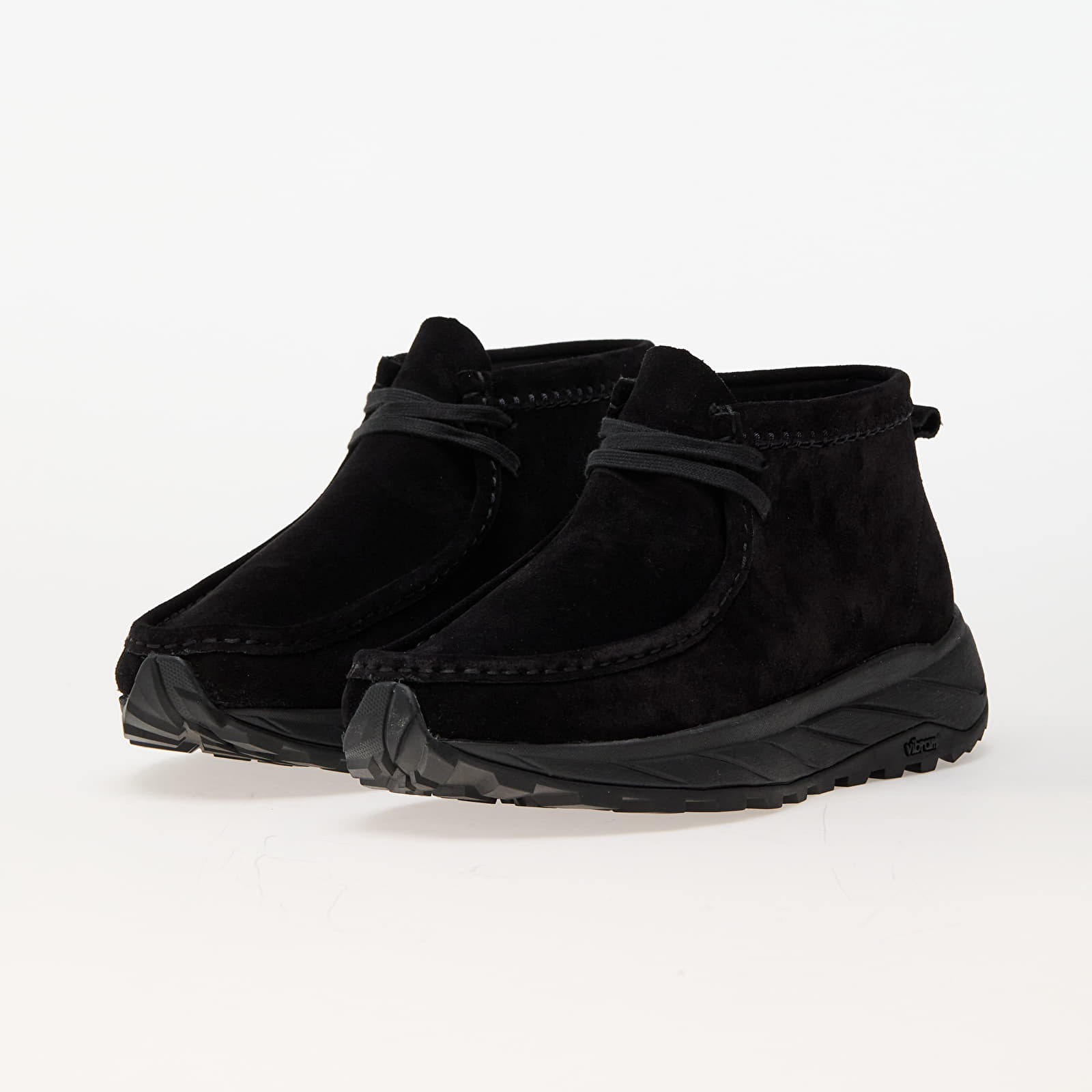Men's sneakers and shoes Clarks Originals Wallabee Eden Black/ Black Suede