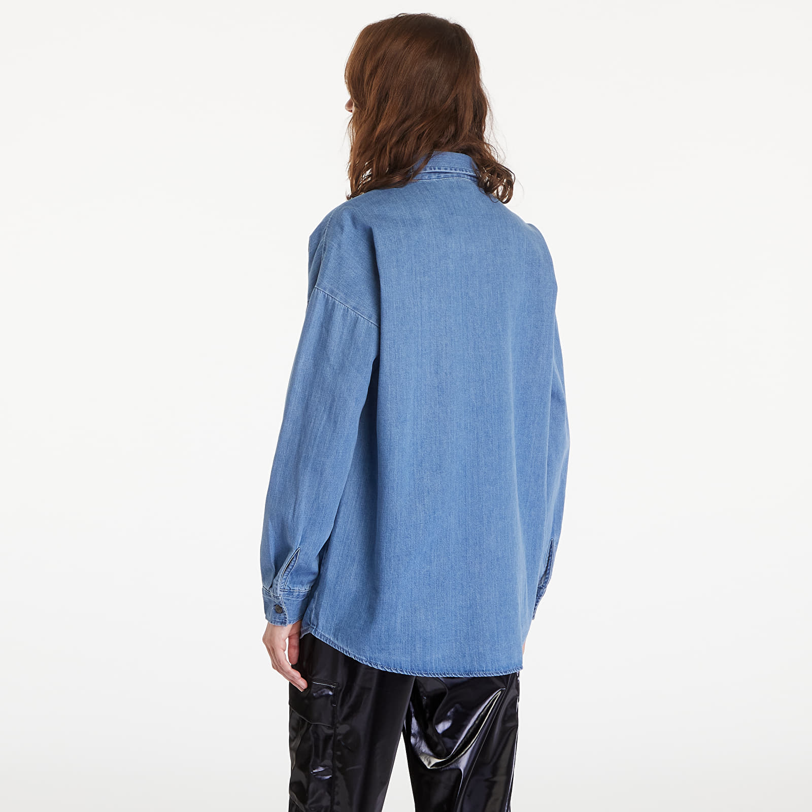 Särgid Noisy May NMflanny L/S Shacket modrá