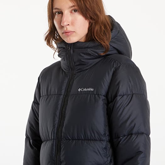 Jackets and Coats Columbia Puffect Mid Hooded Jacket Black Queens