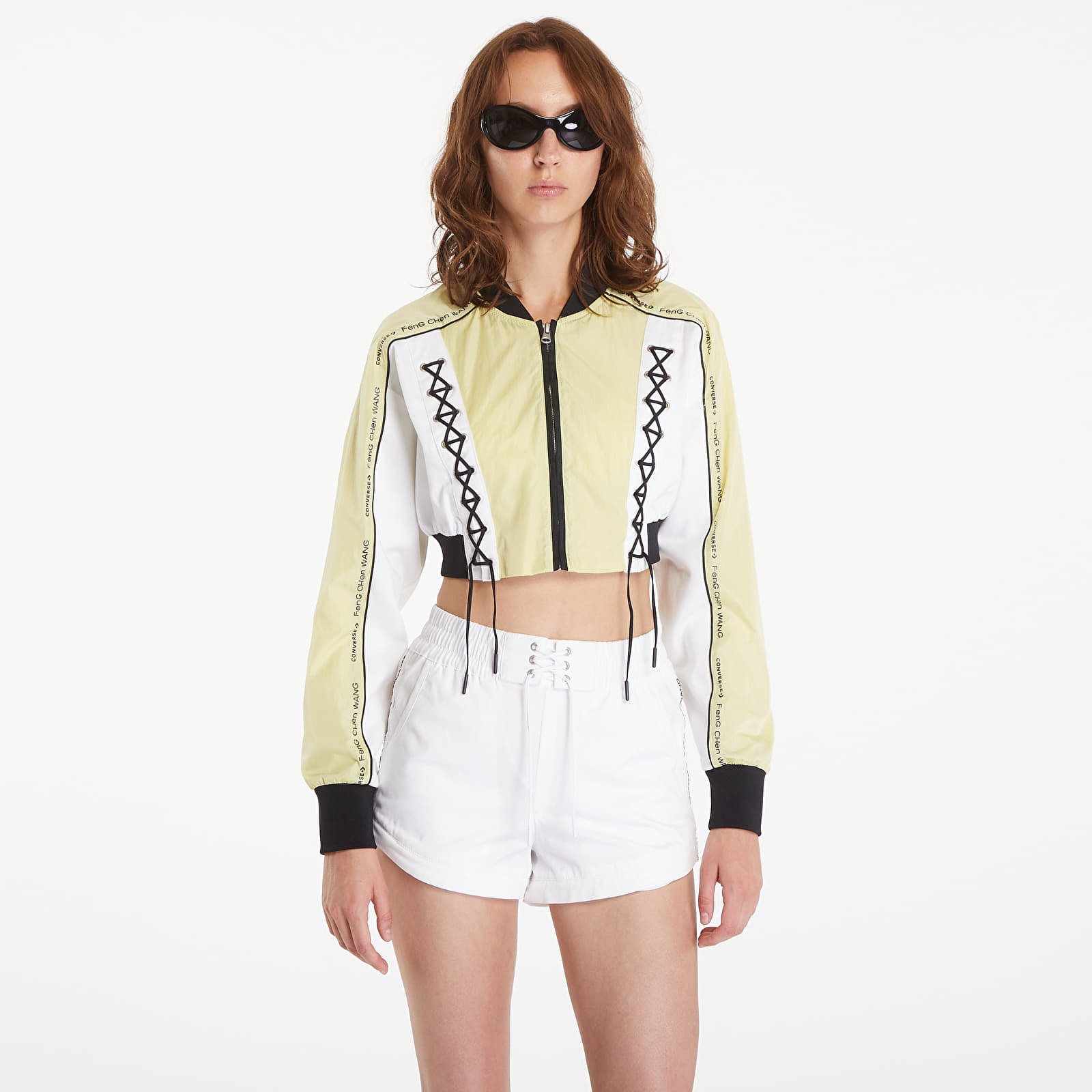 Dames bombers Converse x Feng Chen Wang Jacket Pale Lime Yellow