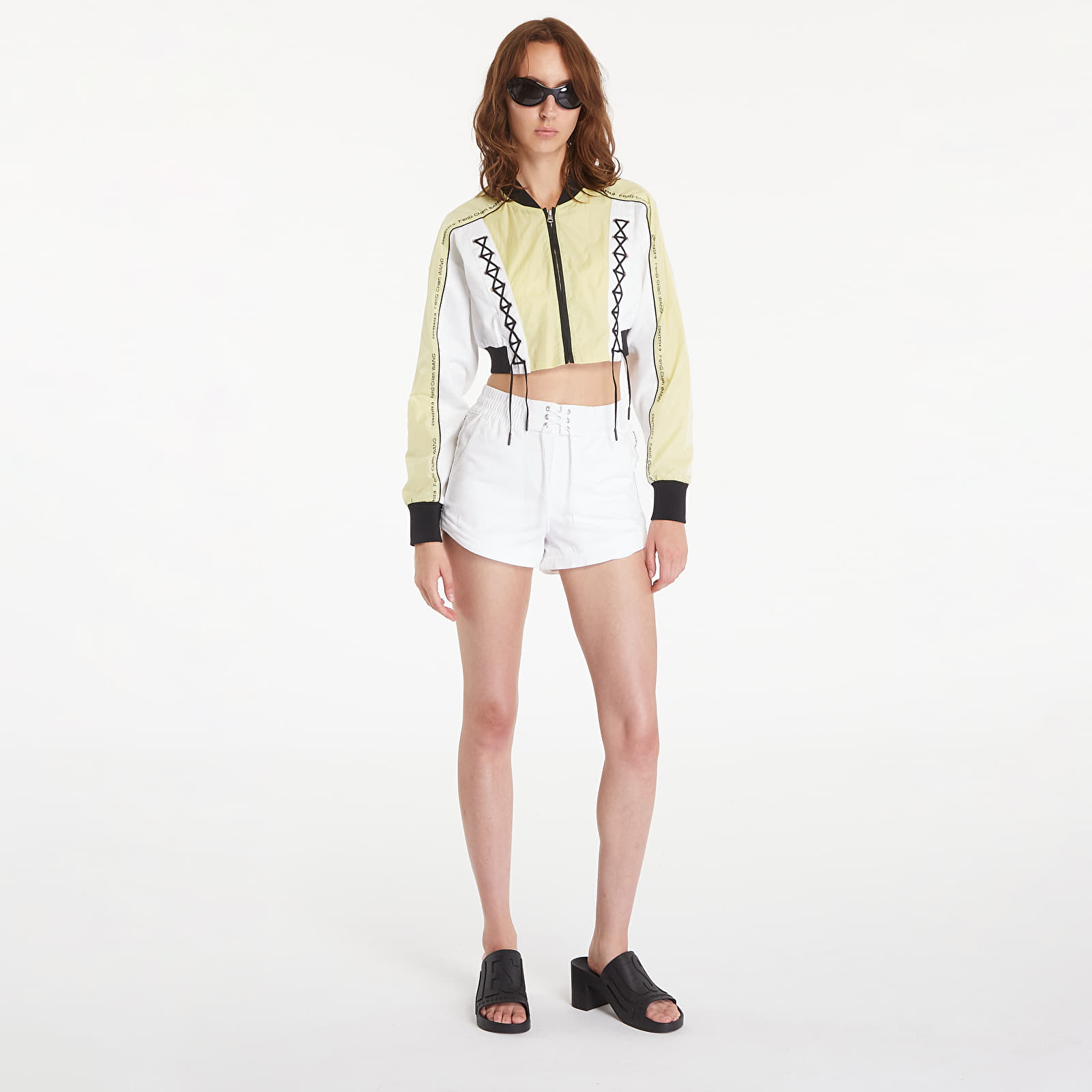 Dames bombers Converse x Feng Chen Wang Jacket Pale Lime Yellow