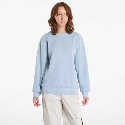 Sweatshirt Carhartt WIP Duster Script Sweatshirt UNISEX Misty Sky Garment Dyed