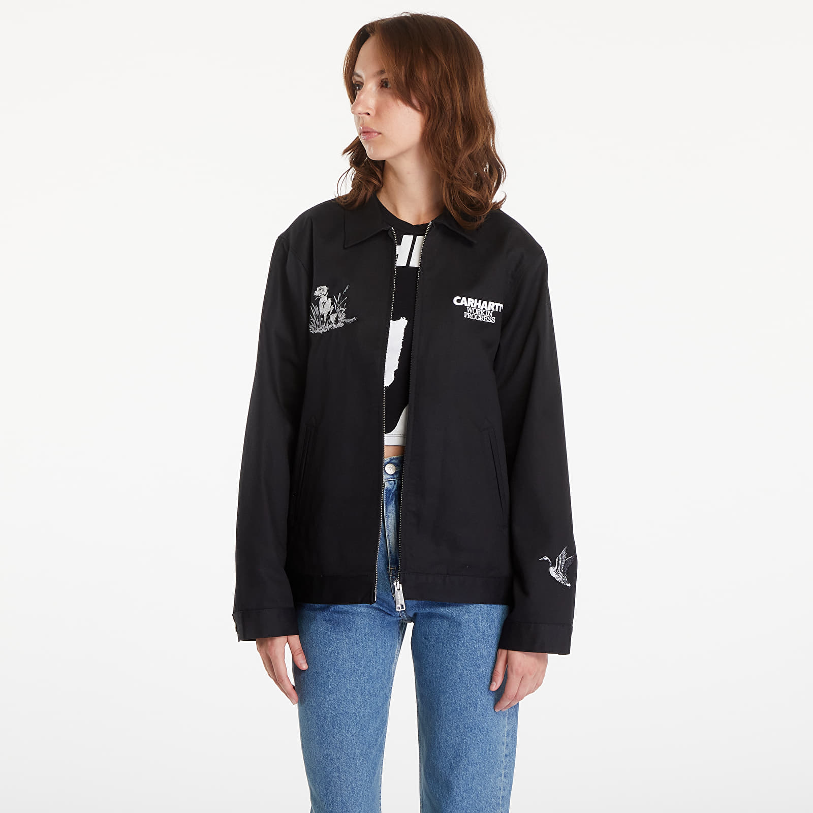 Men's jackets Carhartt WIP Ducks Jacket UNISEX Black