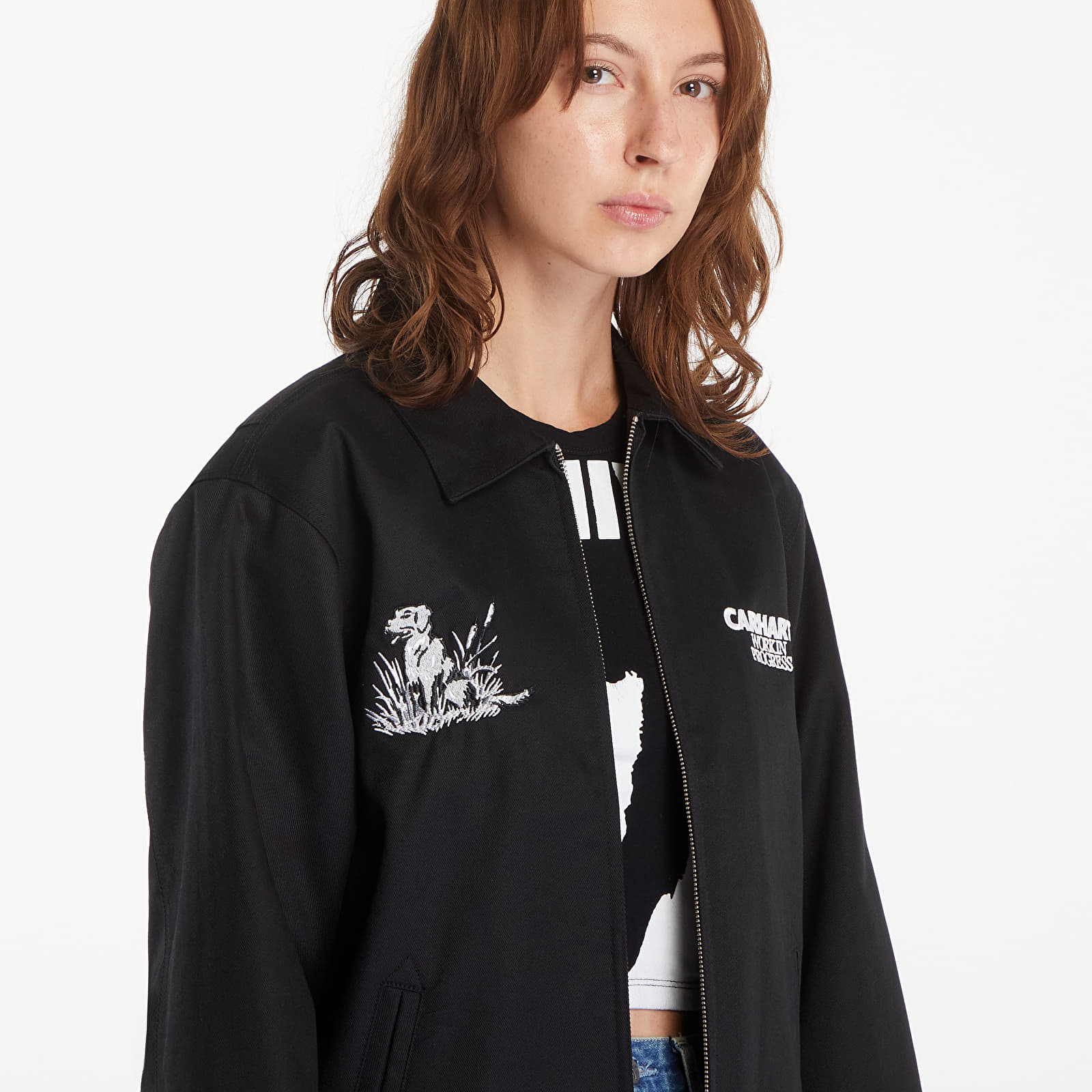 Men's jackets Carhartt WIP Ducks Jacket UNISEX Black