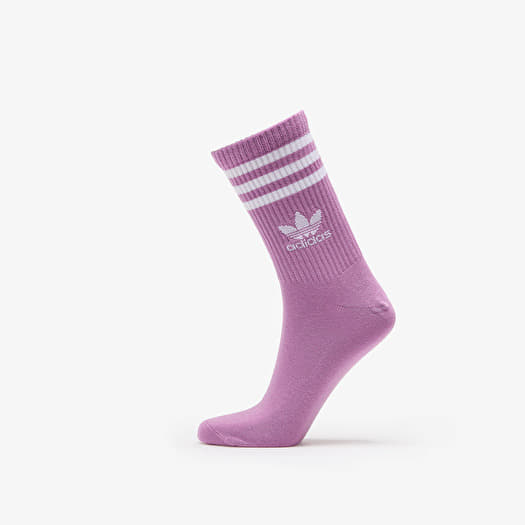 Socken fur Manner adidas Crew Sock 3 Pack Preloved Purple Bliss Pink White Queens