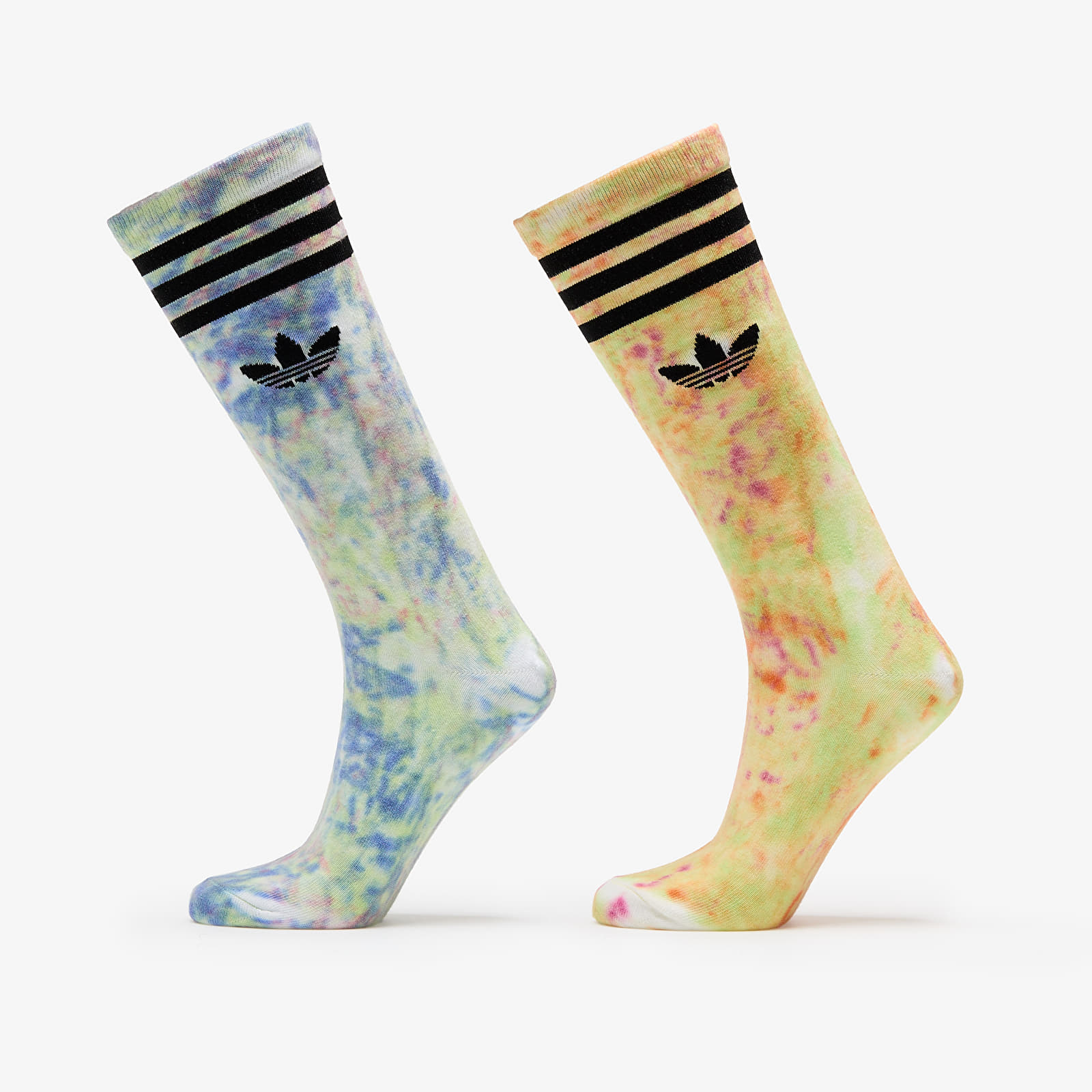 Meeste sokid adidas Tie-Dyed High Crew Socks 2-Pack Multicolor