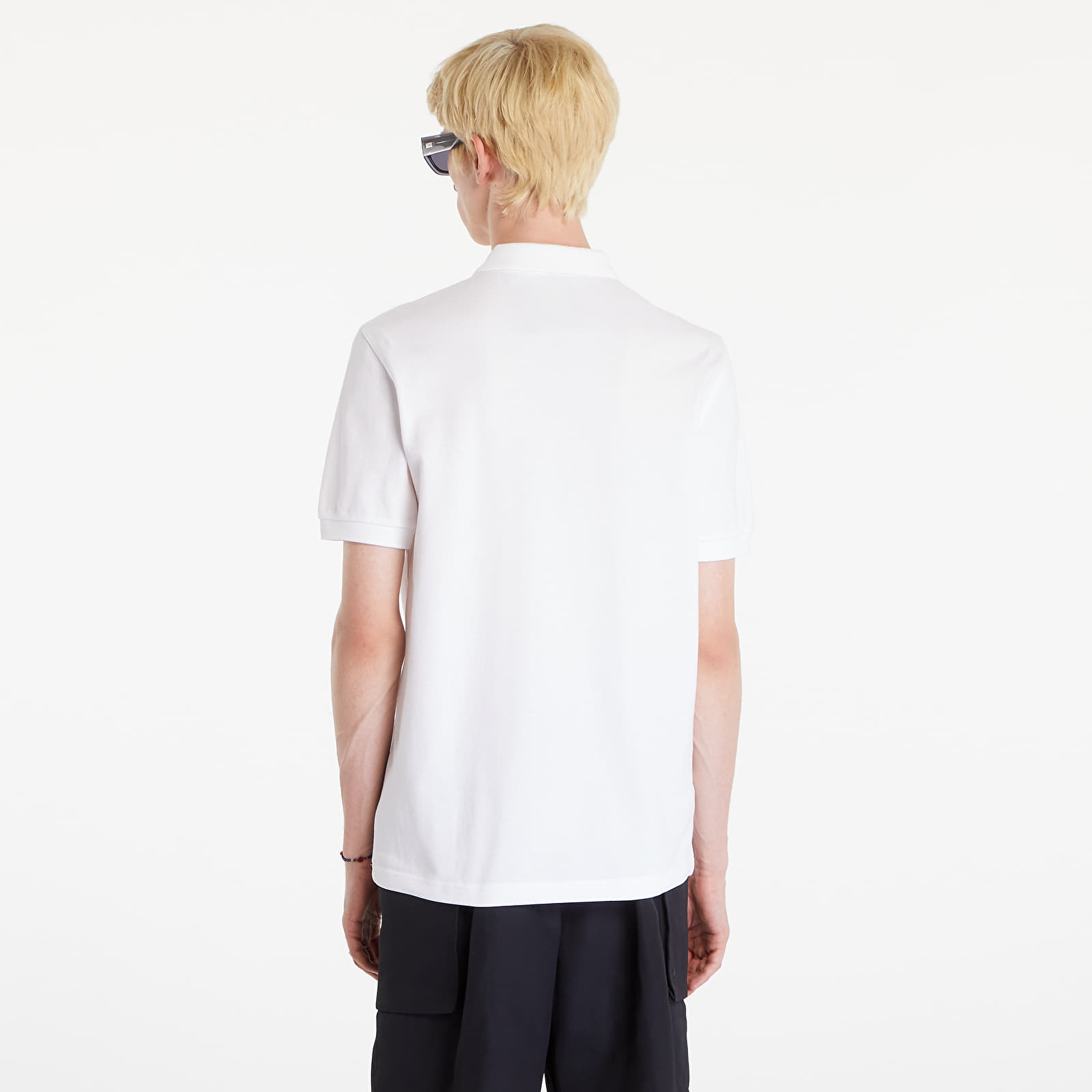 T-skjorter for menn FRED PERRY Plain Polo Short Sleeve Tee White