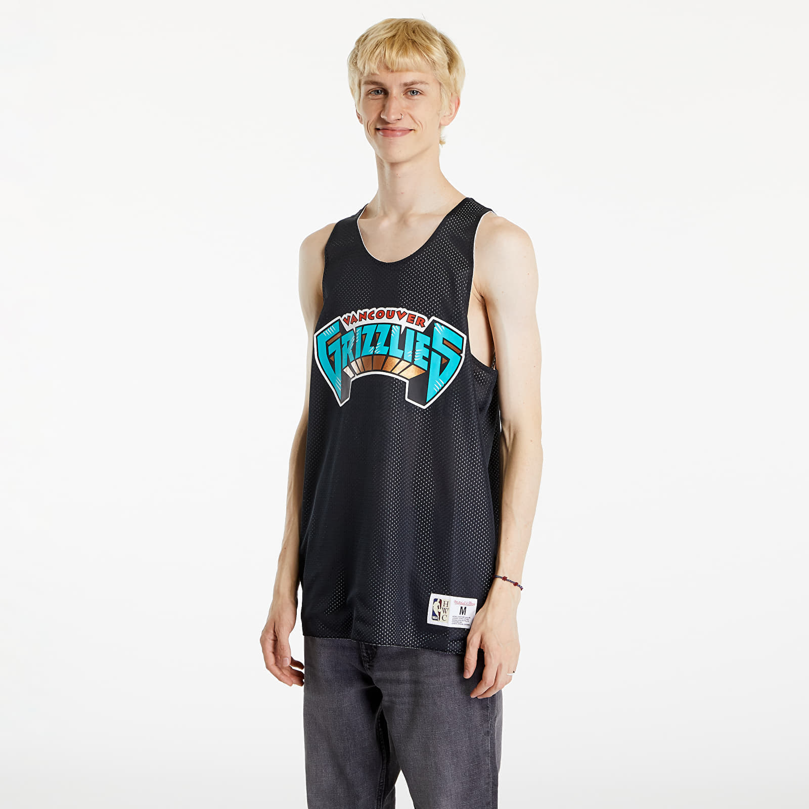 Maglia Mitchell & Ness NBA Reversible Mesh Practice Tank Vintage Logo Vancouver Grizzlies Multi/ Black L