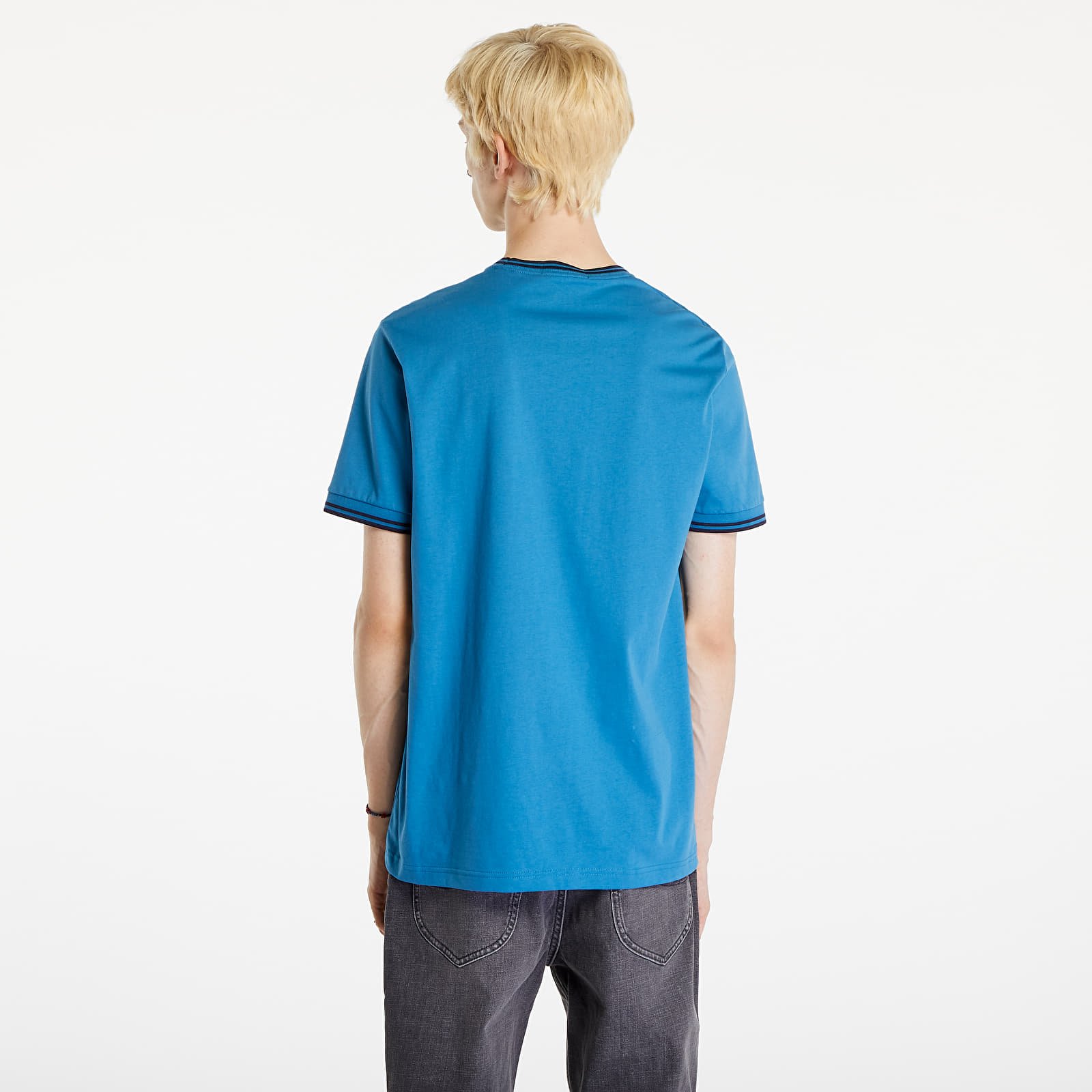 Tricouri FRED PERRY Twin Tipped T-Shirt Ocean/ Navy