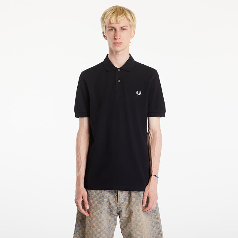 T-shirt FRED PERRY Plain Polo T-Shirt Black