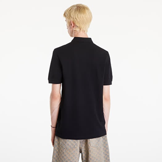 Black plain polo t shirt deals