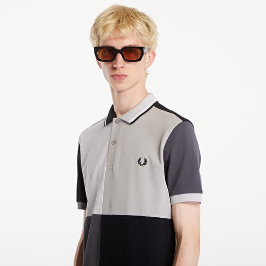 【FRED PERRY × Ray BEAMS】 T-shirty męskie FRED PERRY Beams Grid Design Fp Polo T-Shirt