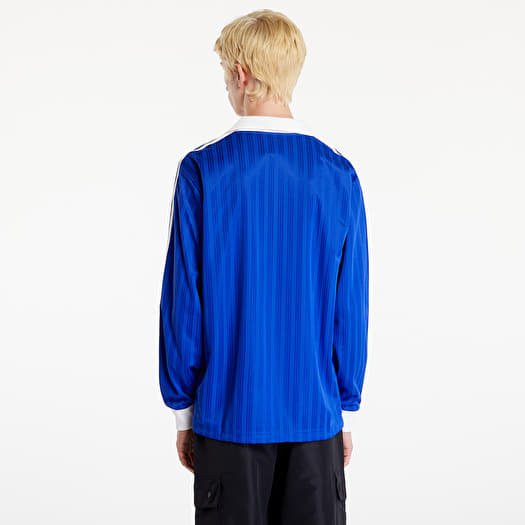 T-Shirts Männer adidas Pique Long Sleeve Semi Lucid Blue | Queens 