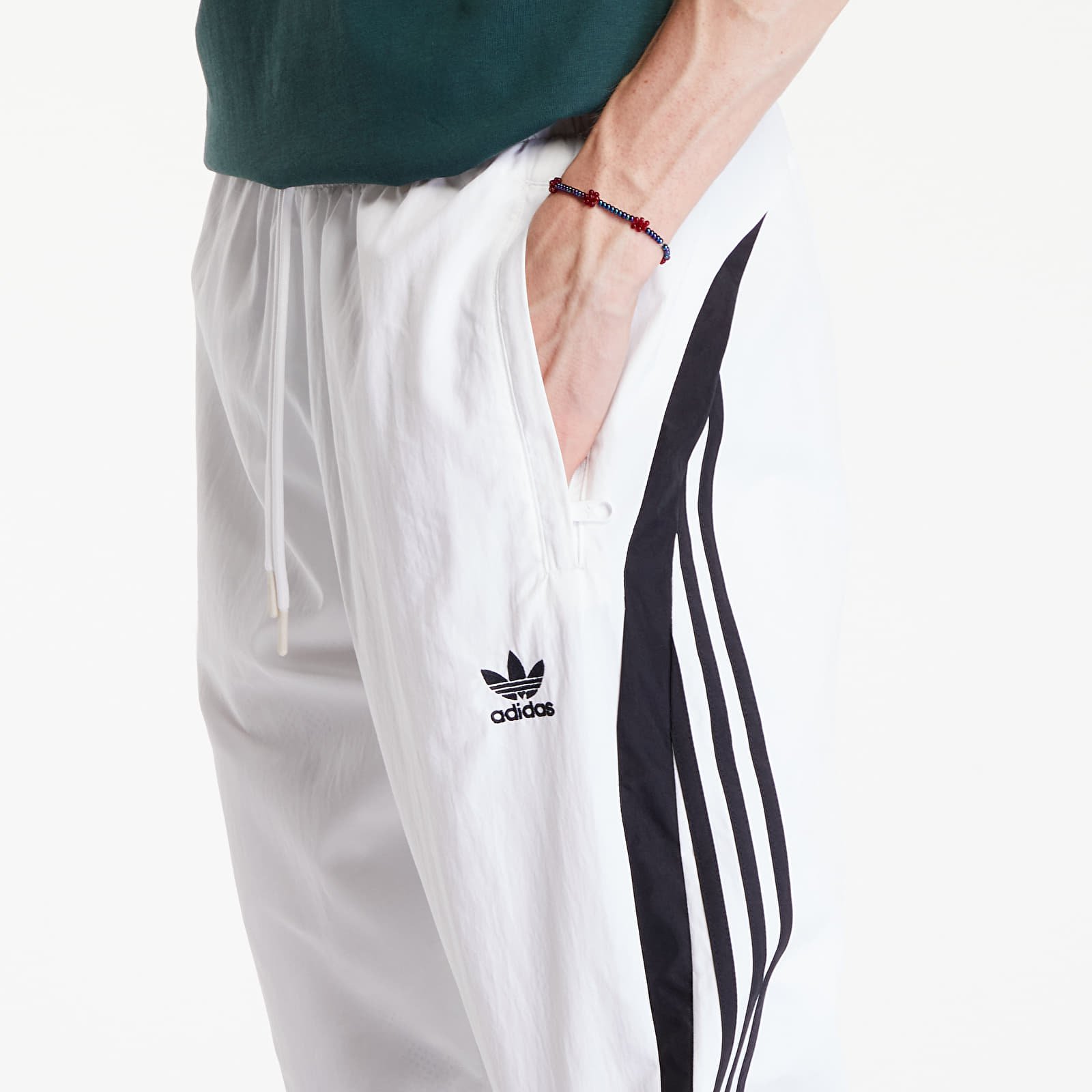 Nylon Track Pants adidas Archive Pants White/ Black