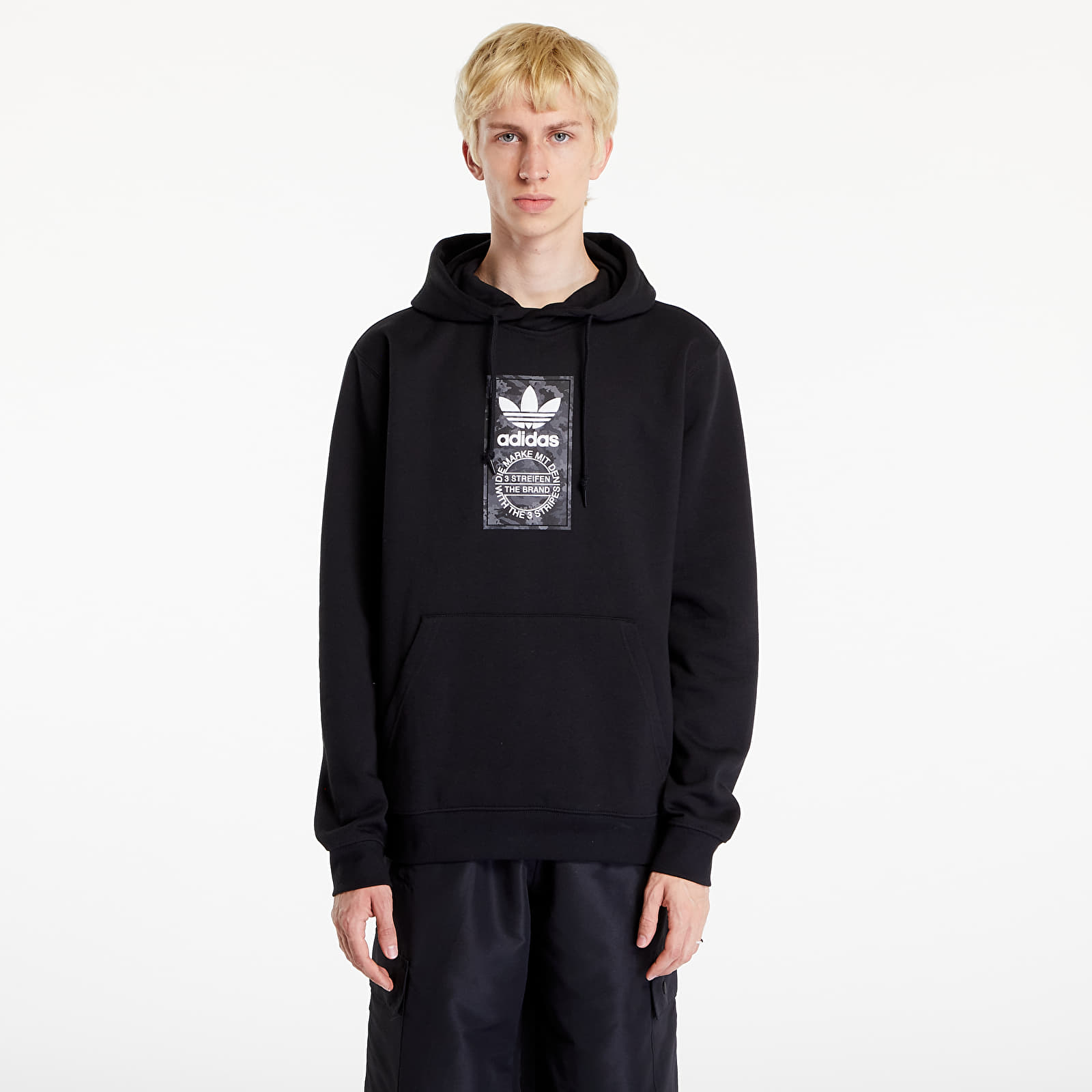 Moški hoodiji  adidas Camo Lab Hoodie Black