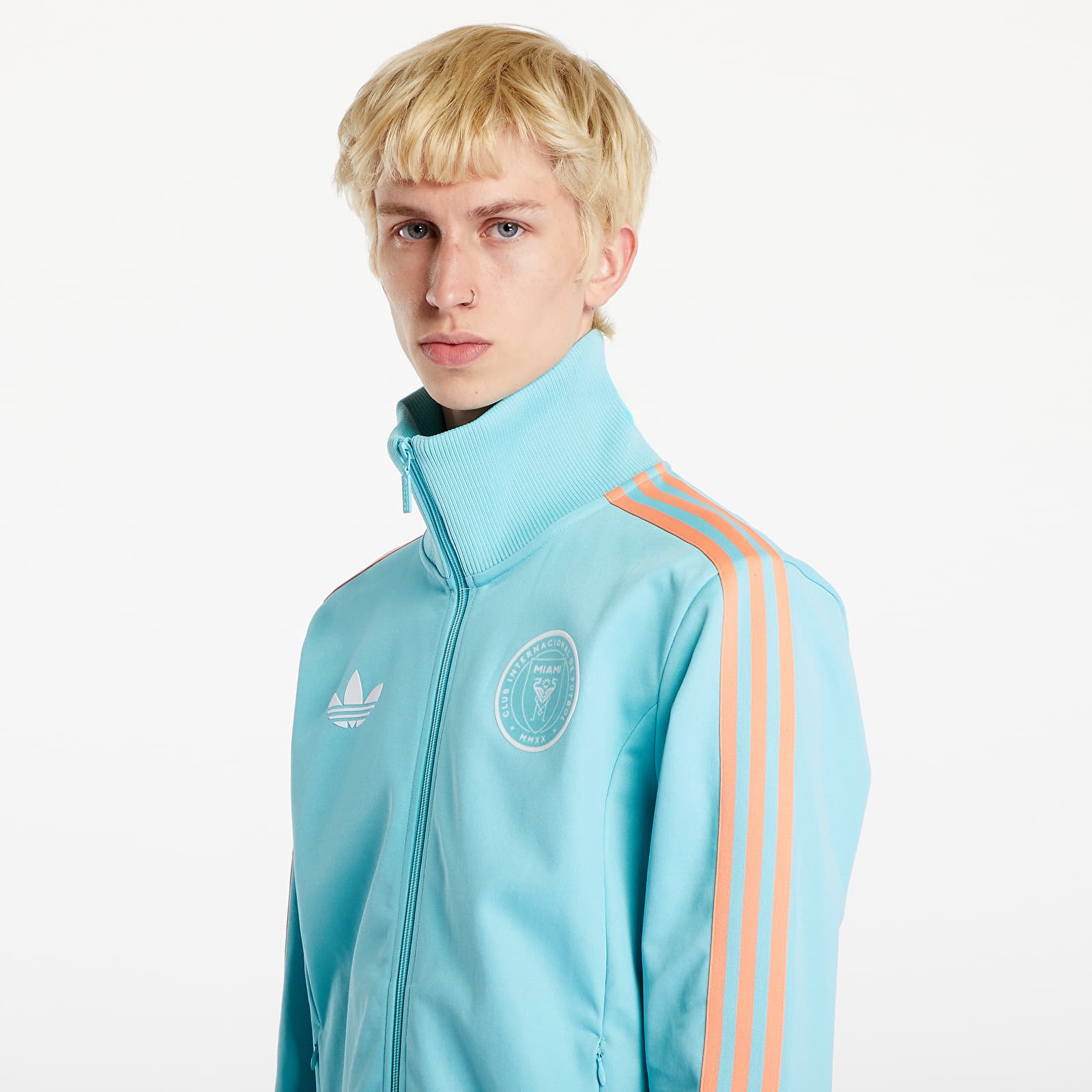 Hanorac adidas 2024 Inter Miami CF adidas Beckenbauer Track Top Easy Mint - 1 | YEO